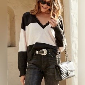 Nation LTD distressed sweater